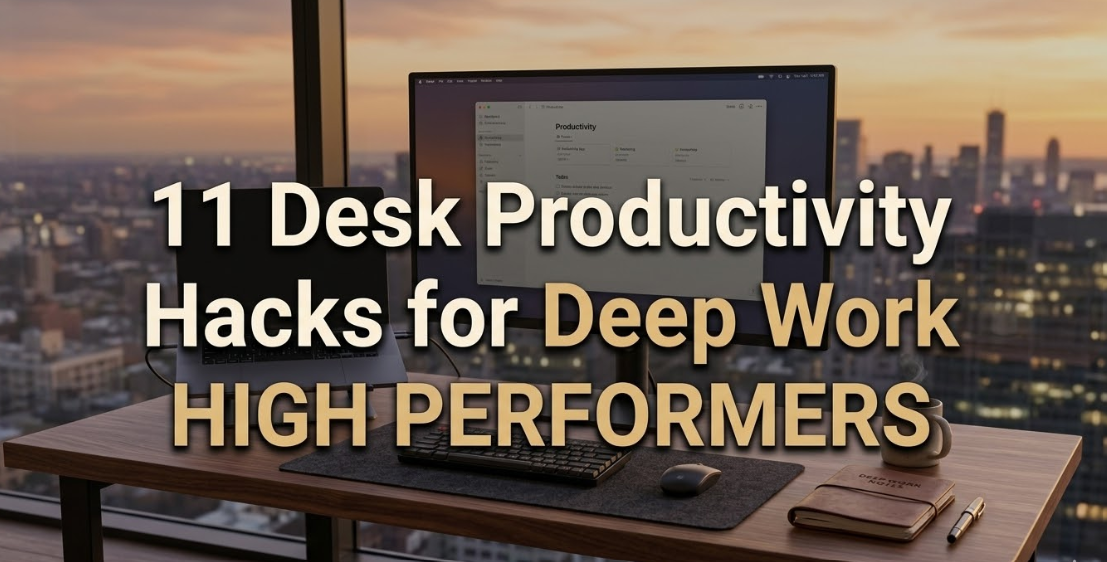11 Desk Productivity Hacks