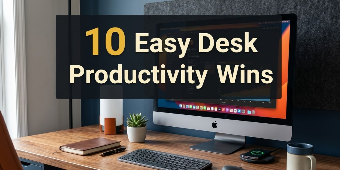 10 Easy Desk Productivity Wins