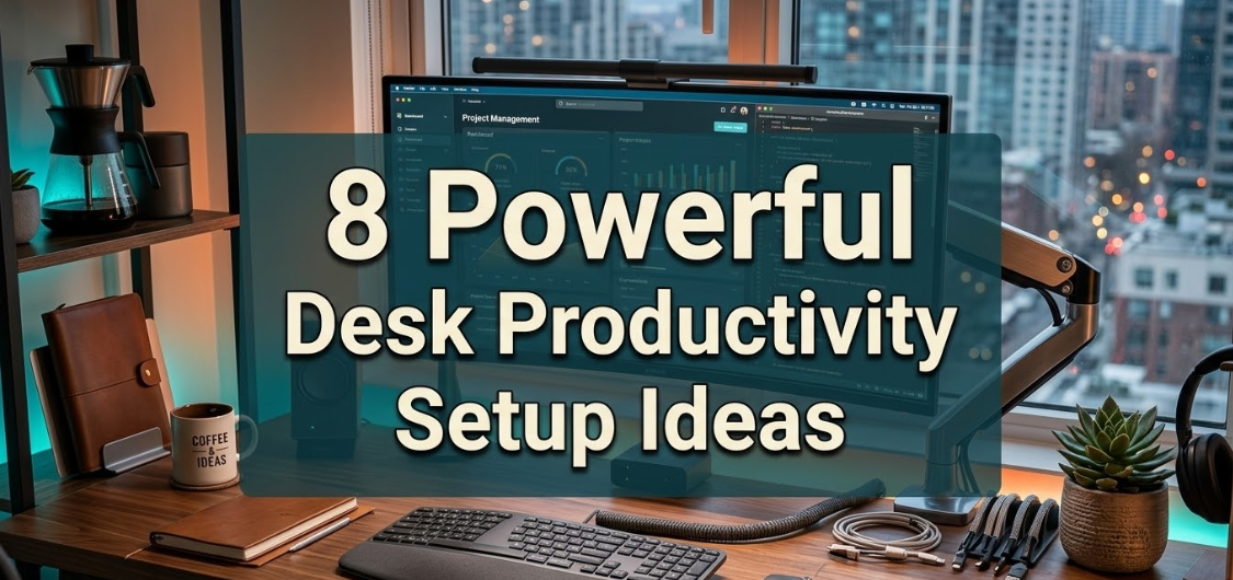 8 Powerful Desk Productivity Setup Ideas That Will Change How You Work