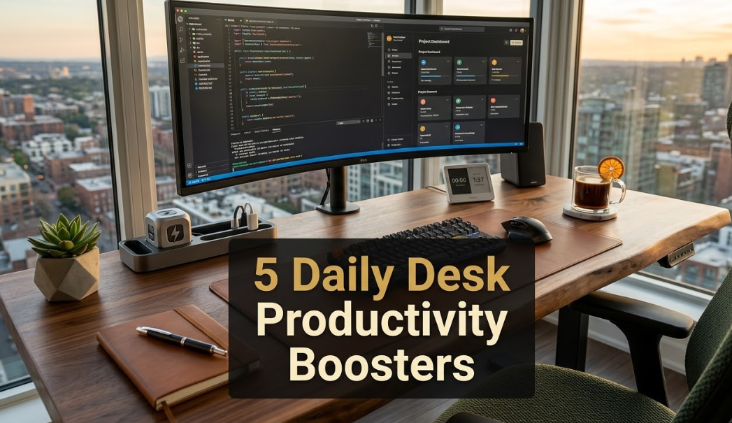 5 Daily Desk Productivity Boosters That Actually Change How You Work