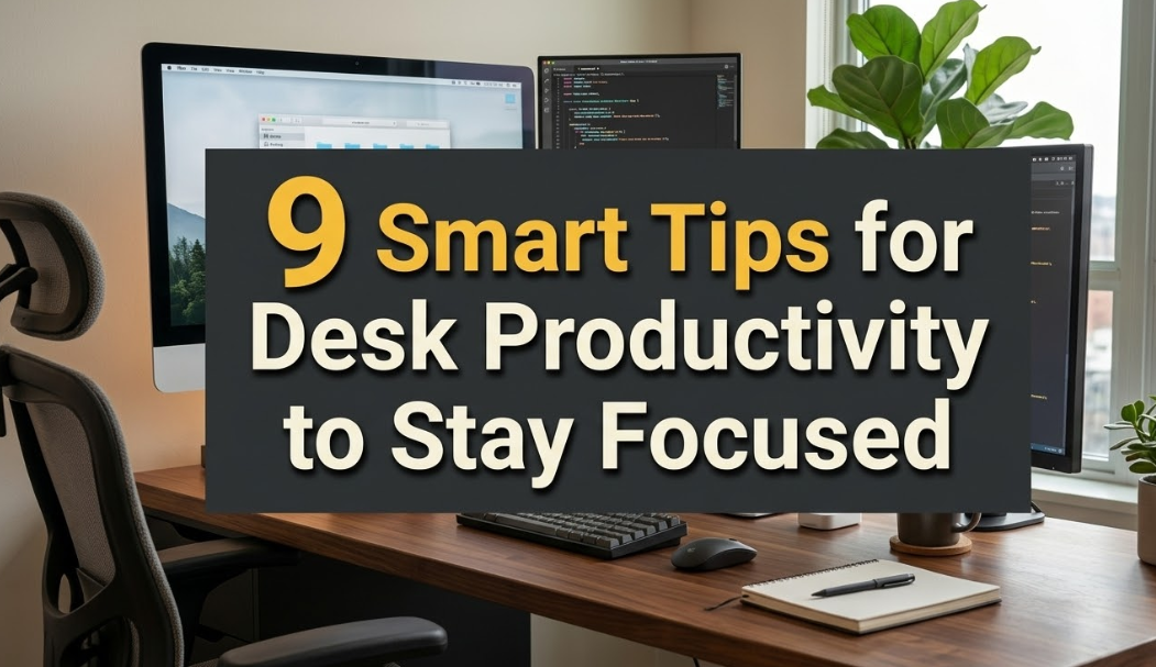 9 Smart Tips for Desk Productivity to Stay Focused