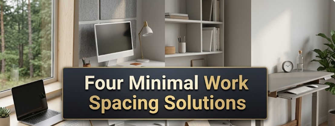 Four Minimal Work Spacing Solutions for Your Daily Tasks