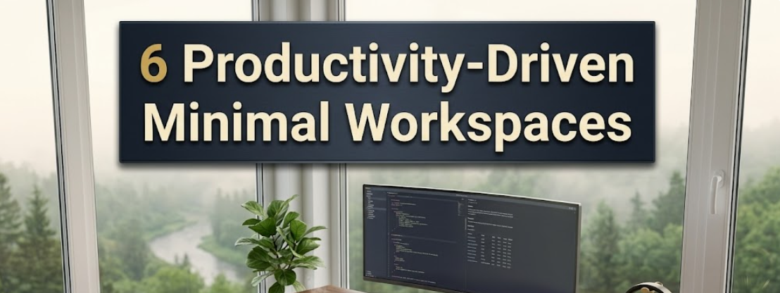 6 Productivity-Driven Minimal Workspaces That Actually Work