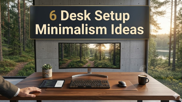 6 Desk Setup Minimalism Ideas That Will Revolutionize Your Work
