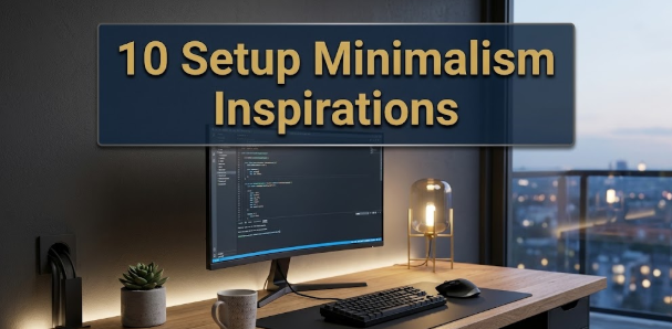10 Setup Minimalism Inspirations That Will Change Your Working Style