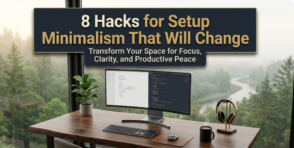 8 Hacks for Setup Minimalism That Will Change How You Work