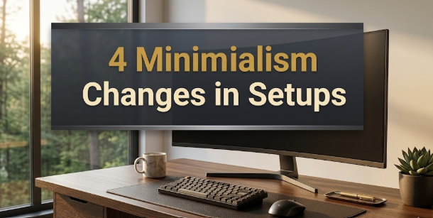 4 Minimalism Changes in Setups That Make You Work Better