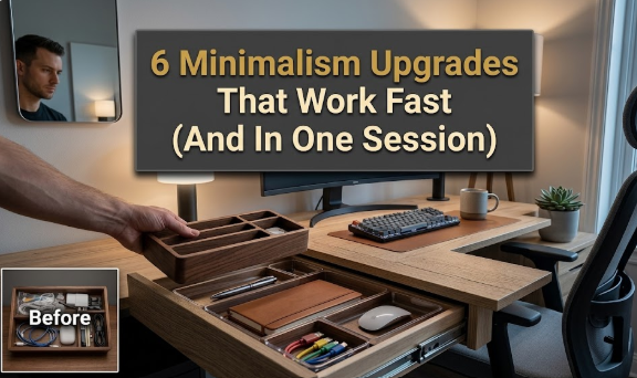 6 Minimalism Upgrades That Work Fast (And In One Session)